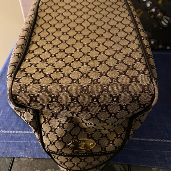 GUC CELINE MACADAM BLASON HANDBAG - Picture 6 of 10